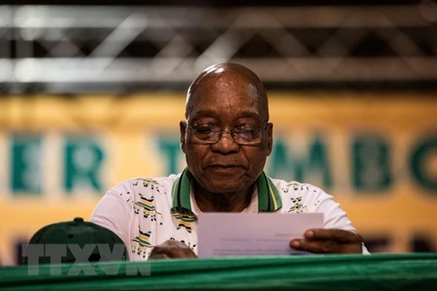 Tổng thống Nam Phi Jacob Zuma . (Nguồn: AFP/TTXVN)