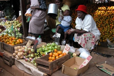 Một cửa hàng hoa quả tại một khu chợ của Zimbabwe. Ảnh minh họa. (Nguồn: africanliberty.org)