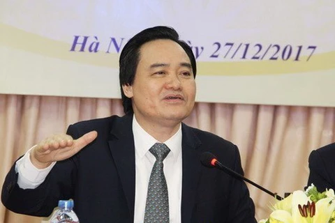 Bộ trưởng Bộ Giáo dục và Đào tạo Phùng Xuân Nhạ. (Nguồn: TTXVN)