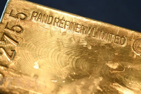 Thỏi vàng tại Ngân hàng Trung ương Đức ở Frankfurt am Main. (Nguồn: AFP/TTXVN)
