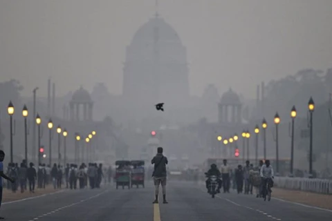 Tình trạng ô nhiễm nghiêm trọng ở thủ đô New Delhi. (Nguồn: Zeenews)