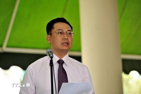 Đại sứ Việt Nam tại Cuba Nguyễn Trung Thành. (Ảnh: Lê Hà/TTXVN)
