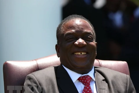 Tổng thống Zimbabwe Emmerson Mnangagwa. (Ảnh: THX/TTXVN)