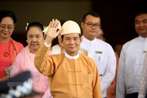 Tổng thống Win Myint. (Nguồn: THX/TTXVN)