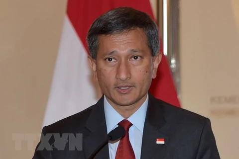 Bộ trưởng Ngoại giao Singapore Vivian Balakrishnan. (Ảnh: AFP/TTXVN)