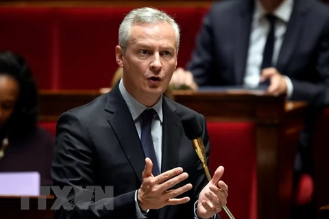 Bộ trưởng Kinh tế Pháp Bruno Le Maire. (Nguồn: AFP/TTXVN)
