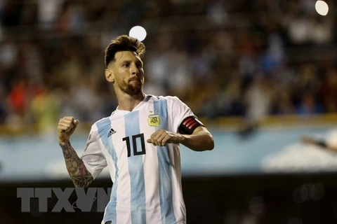 Cầu thủ Lionel Messi. (Nguồn: EPA/TTXVN)