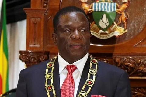 Tổng thống Zimbabwe Emmerson Mnangagwa. (Nguồn: Reuters) 