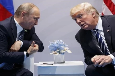 Tổng thống Nga Vladimir Putin và Tổng thống Mỹ Donald Trump.(Nguồn: wmal.com)