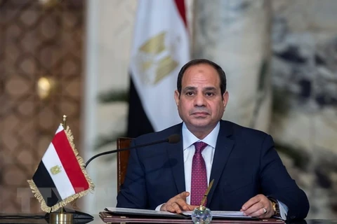 Tổng thống Ai Cập Abdel Fattah el-Sisi. (Nguồn: AFP/TTXVN)