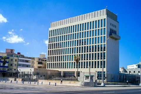 Đại sứ quán Mỹ tại thủ đô La Habana, Cuba. (Nguồn: ABC News/TTXVN)