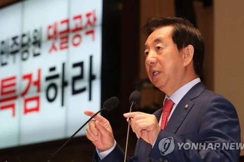 Chủ tịch đảng Hàn Quốc Tự do (LKP) đối lập, ông Kim Sung-tae. (Nguồn: Yonhap)