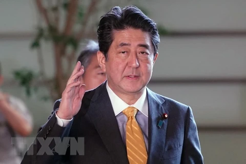 Thủ tướng Nhật Bản Shinzo Abe tại thủ đô Tokyo ngày 18/9. (Nguồn: AFP/ TTXVN)