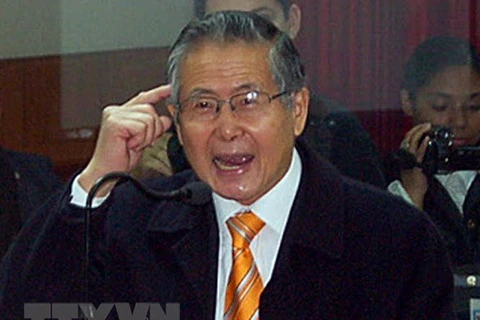 Cựu Tổng thống Peru Alberto Fujimori. (Nguồn: AFP/TTXVN)