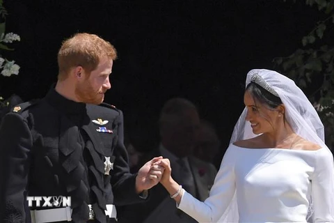 Đám cưới Hoàng gia Anh giữa Hoàng tử Harry và Công nương Meghan Markle. (Nguồn: TTXVN)