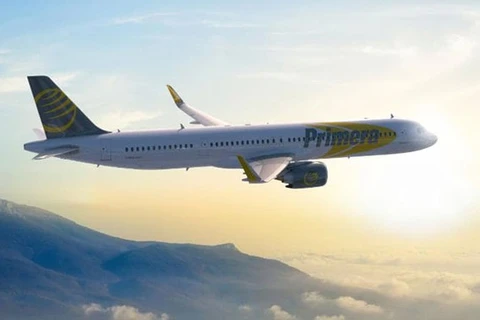 Máy bay của hãng hàng không giá rẻ Primera Air. (Nguồn: Telegraph)