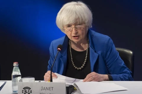 Cựu Chủ tịch Fed Janet Yellen. (Nguồn: AFP/TTXVN)