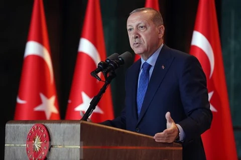Tổng thống Thổ Nhĩ Kỳ Recep Tayyip Erdogan. (Nguồn: THX/TTXVN)