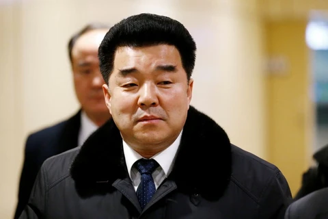 Bộ trưởng Thể thao kiêm Chủ tịch Ủy ban Olympic Triều Tiên Kim Il-guk. (Nguồn: Reuters)