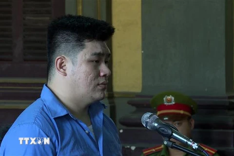 Bị cáo Nguyễn Tấn Tài bị kết án tử hình. (Ảnh: Thành Chung/TTXVN)