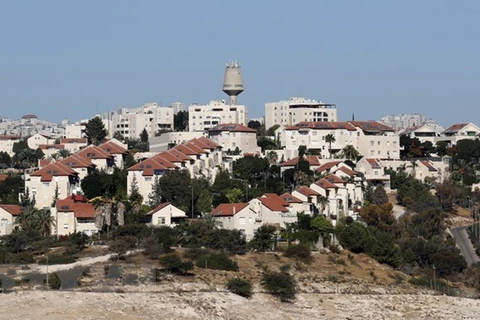 Khu định cư Qedar của Israel ở Bờ Tây. (Nguồn: AFP/TTXVN)