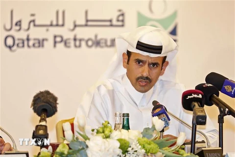 Ảnh tư liệu: Ông Saad Sherida al-Kaabi phát biểu tại một sự kiện ở Doha, Qatar. (Ảnh: AFP/TTXVN)
