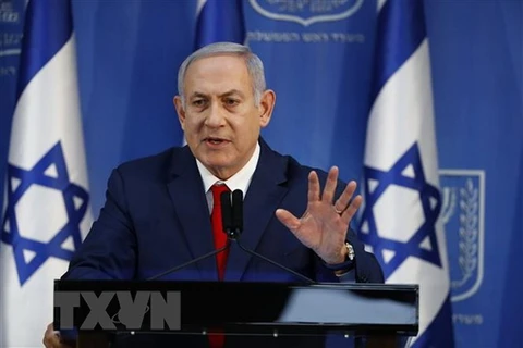 Thủ tướng Israel Benjamin Netanyahu. (Ảnh: AFP/TTXVN) 