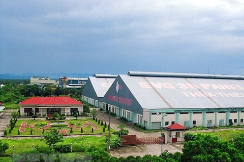 Một góc khu công nghiệp Phú Bài. (Ảnh: Quốc Việt/TTXVN)