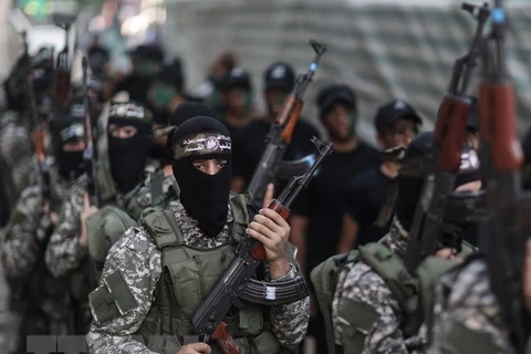 Các chiến binh Hamas. (Nguồn: THX/TTXVN)