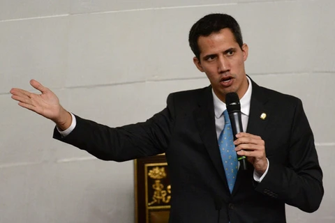 Chủ tịch Quốc hội Venezuela Juan Guaido. (Nguồn: AFP)