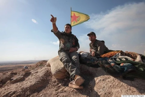 Lực lượng dân quân người Kurd. (Nguồn: almasdarnews)