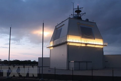 Hệ thống phòng thủ tên lửa mặt đất Aegis Ashore. (Nguồn: Sputnik/TTXVN)