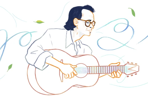 Nhạc sỹ Trịnh Công Sơn được tôn vinh trên Google Doodles