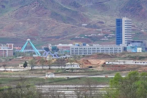 Toàn cảnh Khu công nghiệp chung Kaesong giữa hai miền Triều Tiên. (Nguồn: AFP/TTXVN)
