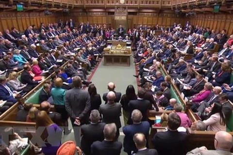 Toàn cảnh phiên họp của Hạ viện về vấn đề Brexit ở London ngày 3/4/2019. (Nguồn: AFP/TTXVN)