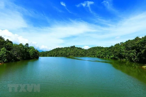 Hồ Pá Khoang, tỉnh Điện Biên. (Ảnh: Phan Tuấn Anh/TTXVN)