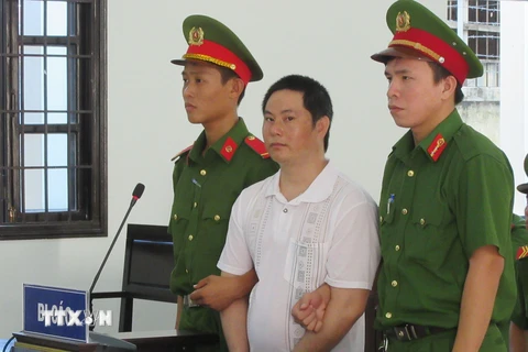 Bị cáo Phan Văn Sứ tại phiên xét xử. (Ảnh: Nguyễn Thành/TTXVN)