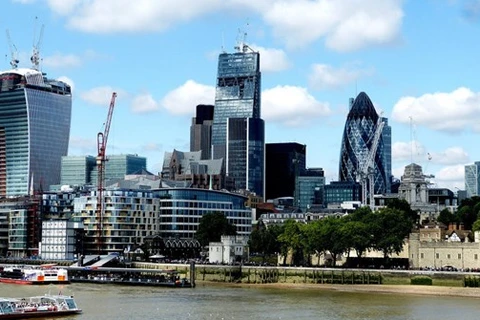 Một góc trung tâm tài chính London. (Nguồn: sputniknews.com)