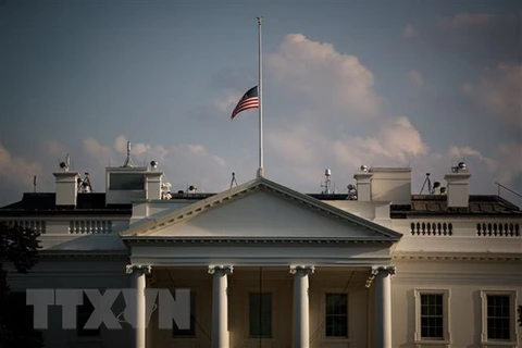 Quang cảnh bên ngoài Nhà Trắng ở Washington DC., Mỹ ngày 5/8/2019. (Nguồn: THX/TTXVN)