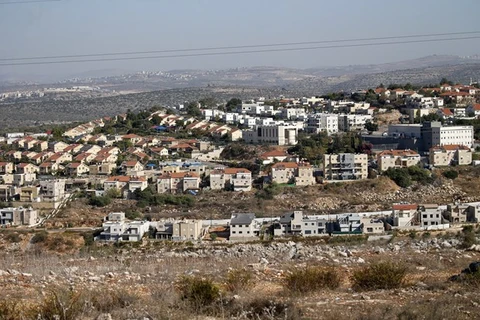 Khu định cư Revava của Israel ở Bờ Tây. (Ảnh: AFP/ TTXVN)
