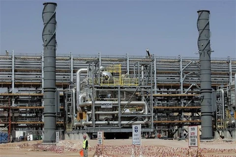 Một cơ sở lọc dầu tại Al-Khurais, Saudi Arabia. (Nguồn: AFP/TTXVN)