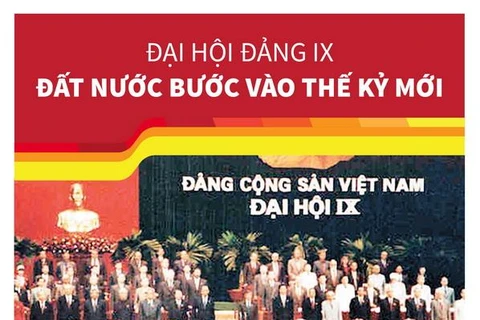 [Infographics] Đại hội Đảng IX: Đất nước bước vào thế kỷ mới