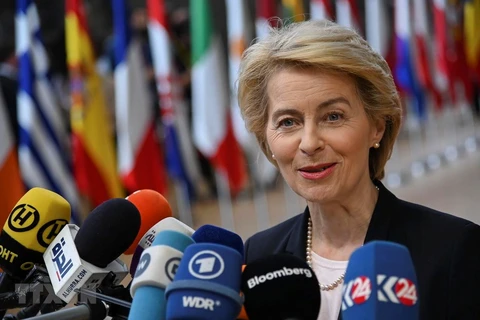 Chủ tịch Ủy ban châu Âu đắc cử Ursula von der Leyen. (Ảnh: THX/TTXVN)