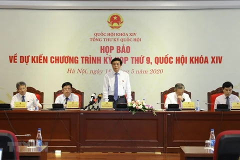 Tổng Thư ký, Chủ nhiệm Văn phòng Quốc hội Nguyễn Hạnh Phúc. (Ảnh: Văn Điệp/TTXVN)
