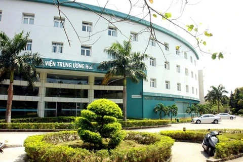 Bệnh viện Đa khoa Trung ương Huế là trung tâm y tế chuyên sâu của cả khu vực miền Trung-Tây Nguyên. (Nguồn: TTXVN)