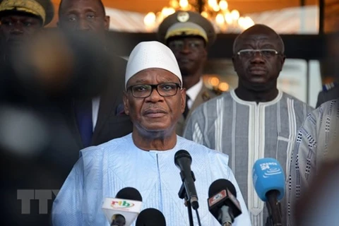 Tổng thống Mali Ibrahim Boubacar Keita. (Nguồn: AFP/TTXVN) 