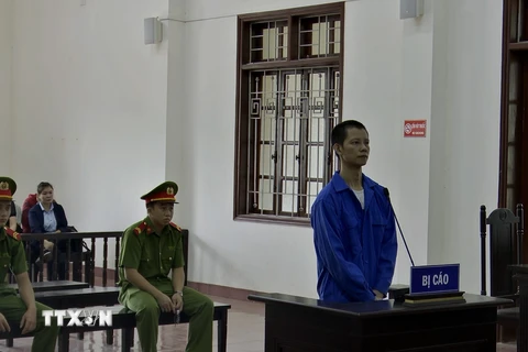 Bị cáo Phạm Ngọc Anh tại phiên tòa nghe Hội đồng xét xử tuyên án. (Ảnh: Vũ Hà/TTXVN)