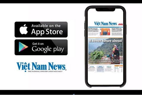 Bạn đọc có thể tải ứng dụng Vietnam News Daily tại Apple Store hoặc và Google Play Store. (Nguồn: Vietnam+)