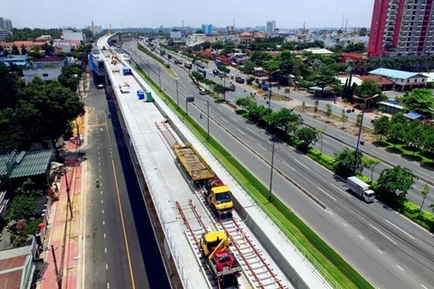 Dự án metro Bến Thành-Suối Tiên. Ảnh minh họa. (Ảnh: Hoàng Hải/TTXVN)