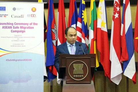 Phó Tổng Thư ký ASEAN Kung Phoak. (Ảnh: Trần Chiến/Vietnam+)